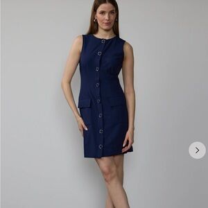 NY & Co button front dress